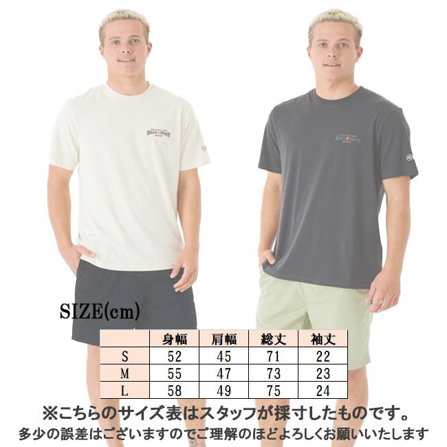 メンズ　半袖 Tシャツ　リップカール　RIPCURL　トップス　男性用　大人用　リラックスフィット　スポーツ　アウトドア　カジュアル　100% コットン　04GMTE | RIP CURL | 04