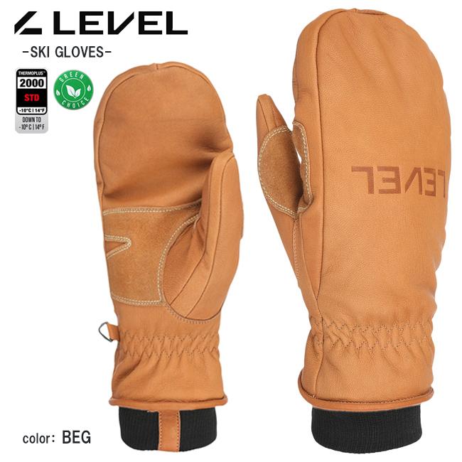 スノーグローブ　グローブ　LEVEL　レベル　スキー　スノボー　ウィンター　スポーツ　ミトン　　2356UM | LEVEL