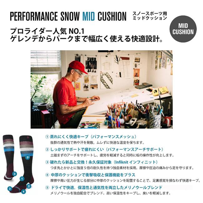 ソックス　靴下　くつ下　STANCE　スタンス　スノーボード　スキー　スノーボード用ソックス　スキー用ソックス　コラボ　ユニセックス　A758C22.23-COLLAB | STANCE | 07