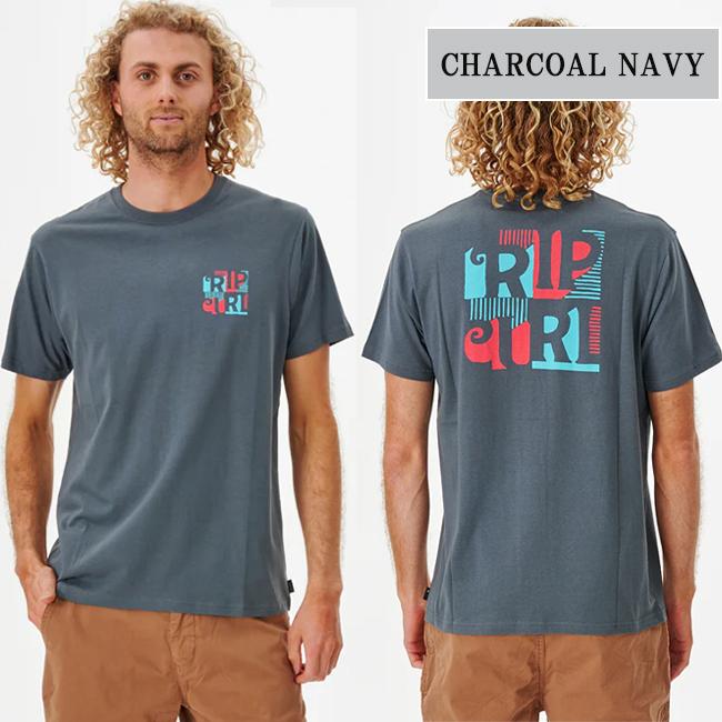 メンズ　半袖 Tシャツ　リップカール　RIPCURL　男性用　大人用　スタンダードフィット　スポーツ　アウトドア　カジュアル　100% コットン  CTEZE9 | RIP CURL | 02
