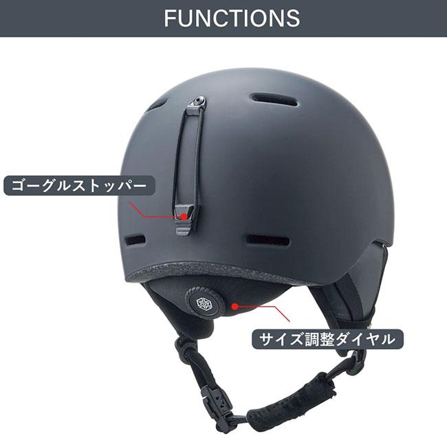 DICE（ダイス） スノーヘルメット 軽量 ジャパンフィット スキー