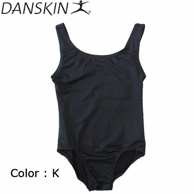 【新品未使用】ダンスキンDANSKIN バレエレオタード ブラック 背中開き DANSKIN ダンスキン キッズ ジュニア レオタード G HIGHNECKTANK LEO