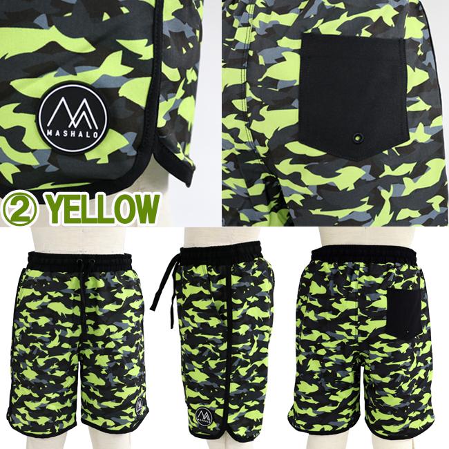 子供用　水着　男の子 MASHALO サーフパンツ　紫外線カット UPF50+ インナー付　男児水着　夏　プール　海 　レジャー　MSSP-J124 MSSP-J424 | バレット | 02