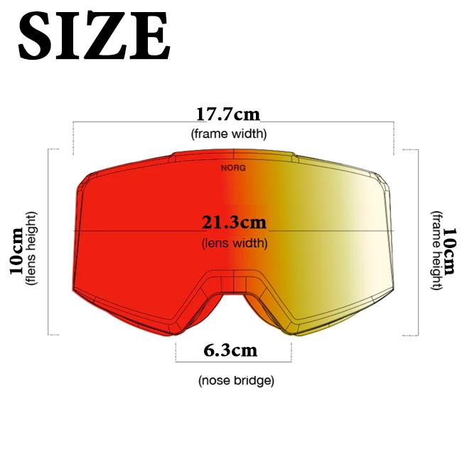 スノーゴーグル 100% ワンハンドレッド　NORG　ハイパーレンズ　レンズ交換システム 51005 | 100% | 18