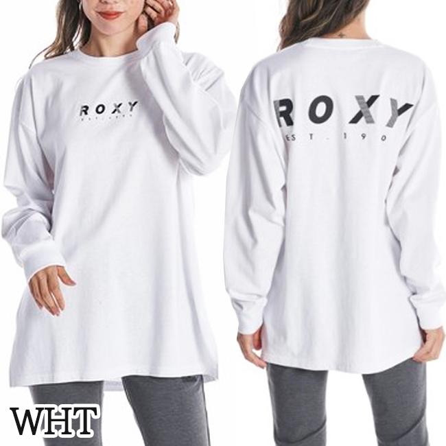 Tシャツ　トップス　長袖　レディース　女性用　ROXY　ロキシー　エクササイズ　フィットネス　コットン　オーバーサイズ　カジュアル　UVカット　RLT221559 | ROXY | 02