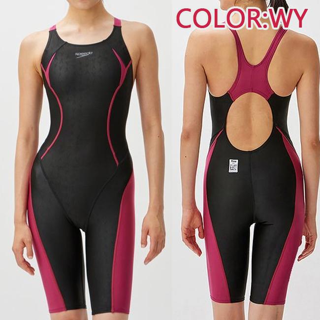 オールインワン水着 競泳水着 スピード SPEEDO　 FINA承認フレックスシグマカイセミオープンバックニースキン　FINA承認　フックつけつき　SCW12302F |  | 01