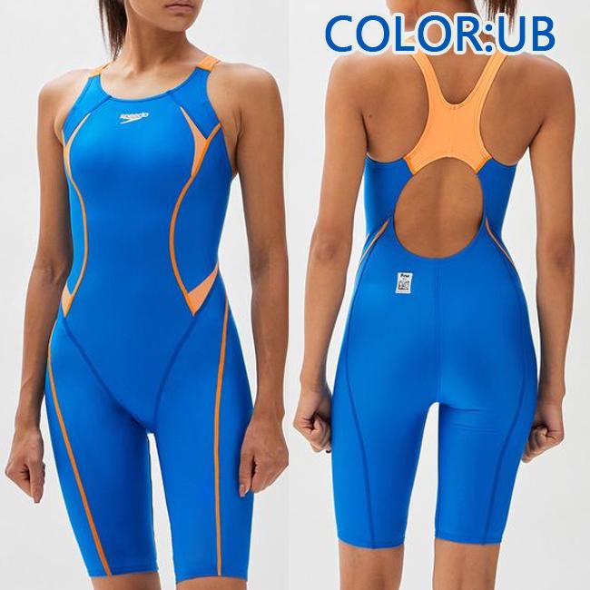 オールインワン水着 競泳水着 スピード SPEEDO　 FINA承認フレックスシグマカイセミオープンバックニースキン　FINA承認　フックつけつき　SCW12302F |  | 03