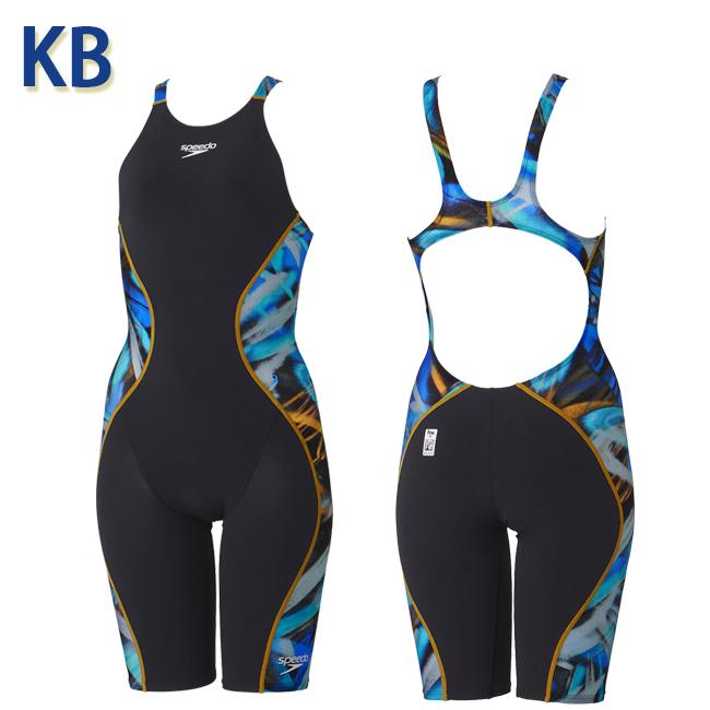 オールインワン水着   競泳水着  スピード SPEEDO　 FINA承認 WORLD AQUATICS承認　WA承認モデル　オープンバックニースキン　4分丈　SCW12405F | speedo | 01