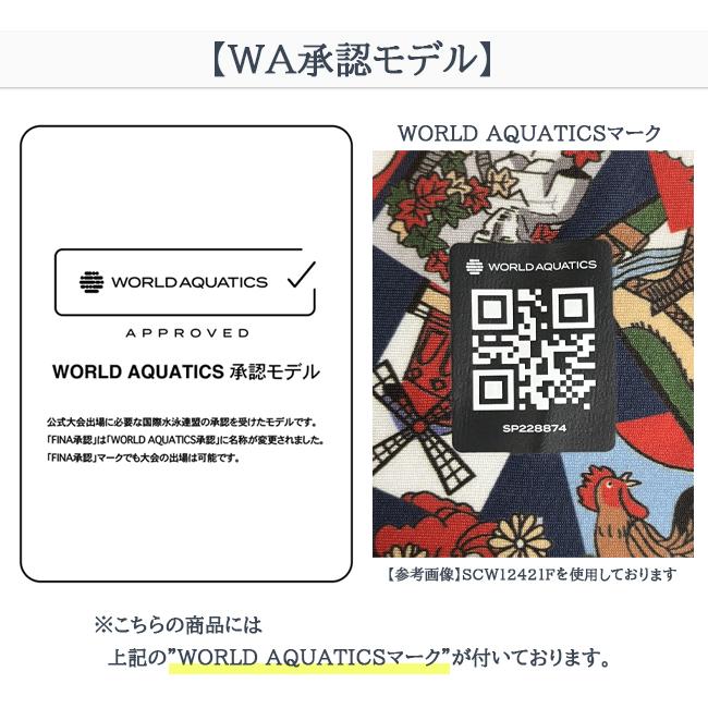 オールインワン水着   競泳水着  スピード SPEEDO　 FINA承認 WORLD AQUATICS承認　WA承認モデル　オープンバックニースキン　4分丈　SCW12405F | speedo | 06
