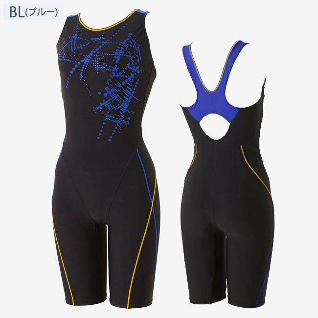 オールインワン水着 スピード SPEEDO フィットネス水着　トレーニング水着 ルースンニースキン プール 水泳 スパッツタイプ　縫込みカップ　SFW12059 | speedo | 04