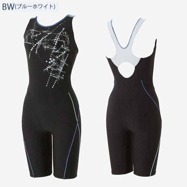 オールインワン水着 スピード SPEEDO フィットネス水着　トレーニング水着 ルースンニースキン プール 水泳 スパッツタイプ　縫込みカップ　SFW12059 | speedo | 05