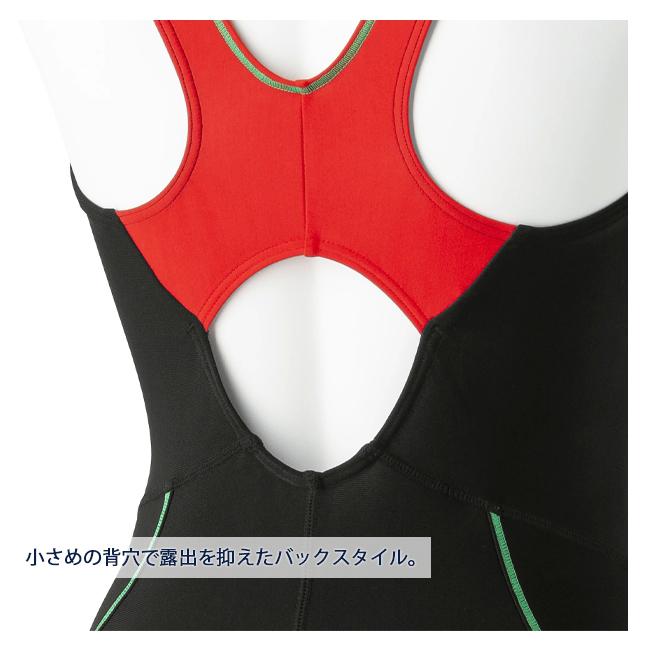 オールインワン水着 スピード SPEEDO フィットネス水着　トレーニング水着 ルースンニースキン プール 水泳 スパッツタイプ　縫込みカップ　SFW12059 | speedo | 09