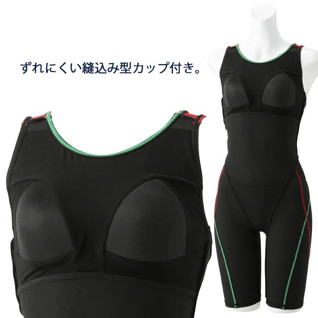 オールインワン水着 スピード SPEEDO フィットネス水着　トレーニング水着 ルースンニースキン プール 水泳 スパッツタイプ　縫込みカップ　SFW12059｜srsshop｜11