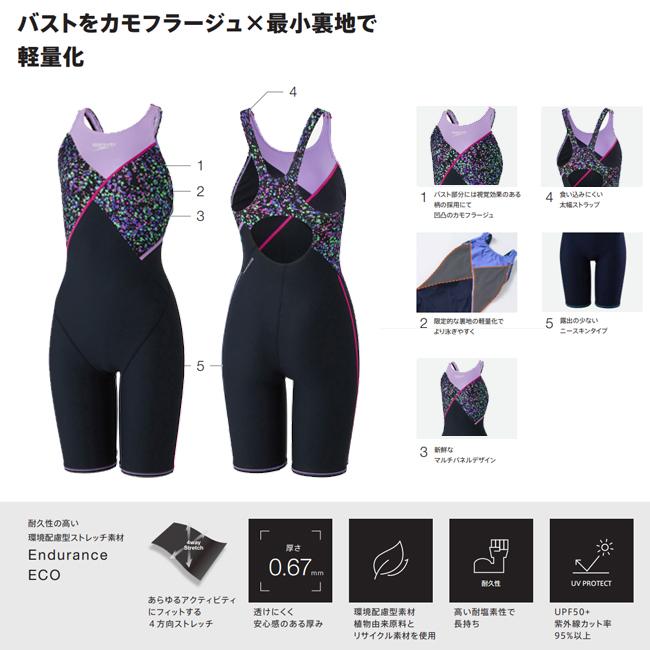オールインワン水着　 スピード SPEEDO　レディース　トレーニング水着 フック受け付き プール トレーニング 水泳　ENDURANCE ECO STW12350 |  | 05