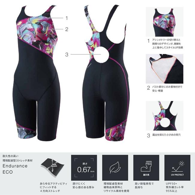 speedo（スピード） オールインワン水着 フィットネス水着
