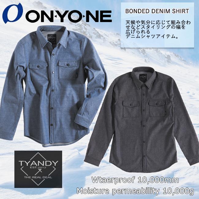 スノーウェア ボードウェア オンヨネ(ONYONE) ユニセックス 男性 耐水 防風  スキーウェア デニムシャツ【TYJ91009D】 | オンヨネ