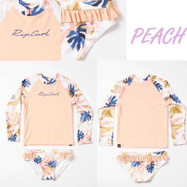 ラッシュガード パンツ セット 子供用 キッズ　リップカール　RIPCURL 長袖 パンツセット　UPF50+　 日焼け対策　 80cm/85cm/90cm/100cm/110cm　WLY3BF |  | 02