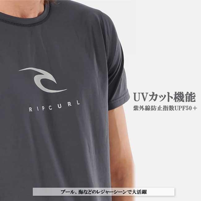 ラッシュガード メンズ　半袖   Tシャツ　リップカール　RIPCURL  　UPF50+　 日焼け対策　 サーフィン 　ICONS S/SL UV  WLY3LM |  | 03