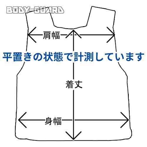 防弾インナーベスト GHOST ブラック Mの画像