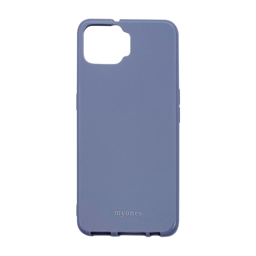 OPPO A73 オッポ ケース TPU (くすみブルー) myones シリコン ソフト