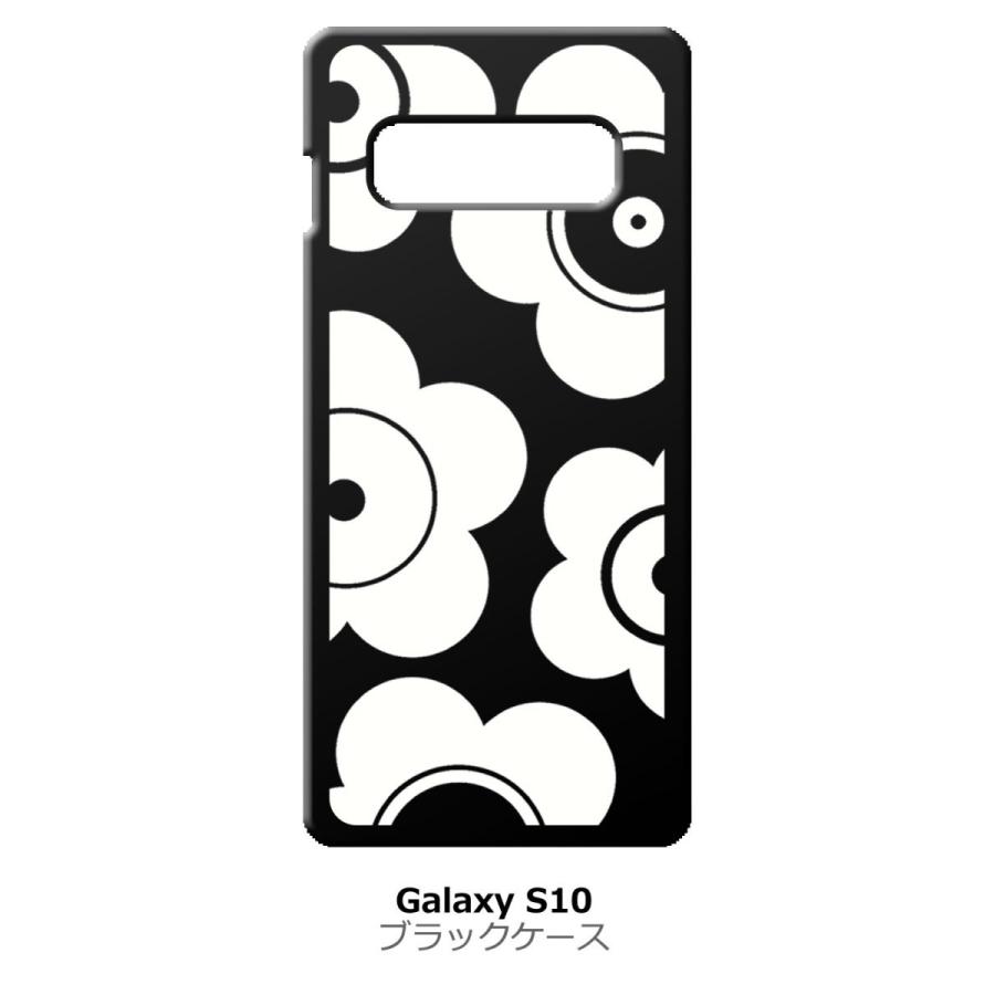 Galaxy S10 Sc 03l Scv41 ブラック ハードケース T026 花柄 マリメッコ風 レトロ フラワー Black Sc03l 97 エスエスリンク 通販 Yahoo ショッピング