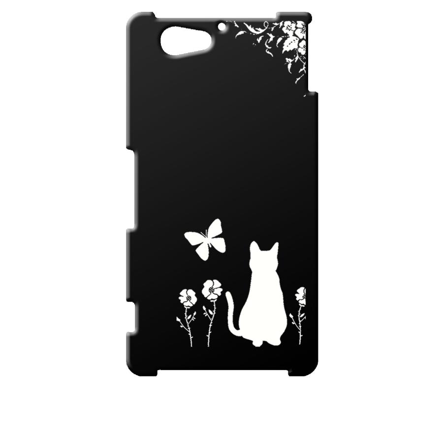 So 04f Xperia エクスペリア Docomo ブラック ハードケース 猫 ネコ 花柄 A026 カバー ジャケット スマートフォン Black So04f 02 エスエスリンク 通販 Yahoo ショッピング