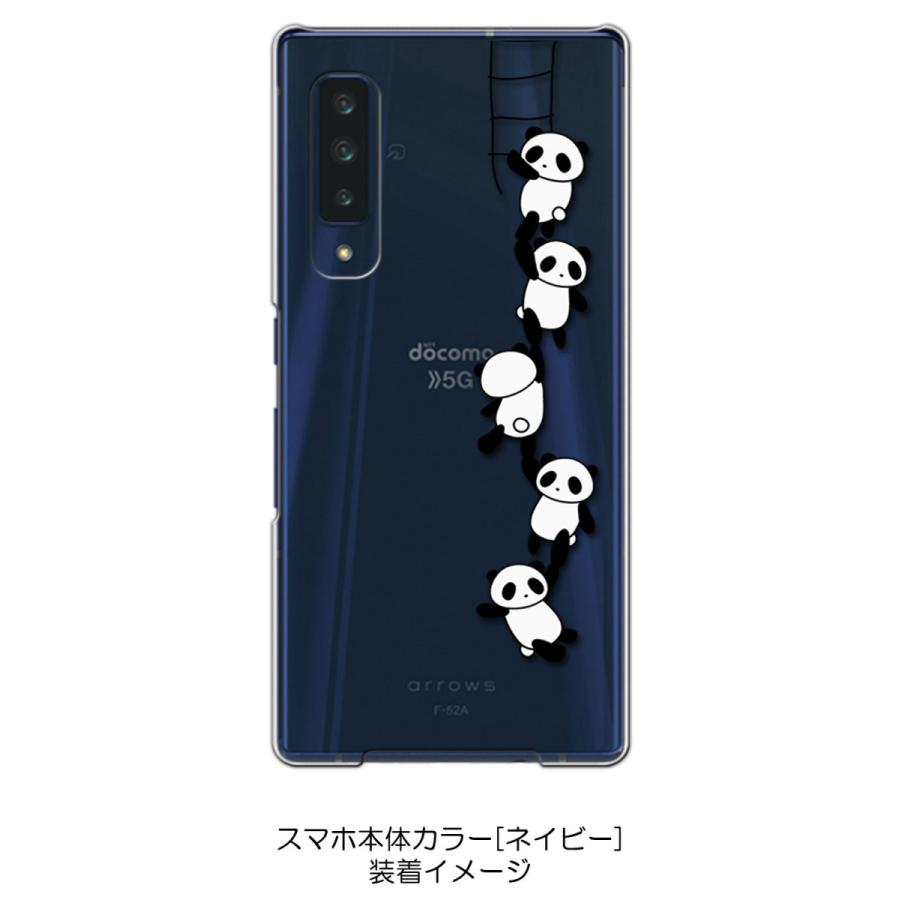 arrows NX9 F-52A アローズNX9 クリア ハードケース ぶらさがりパンダ