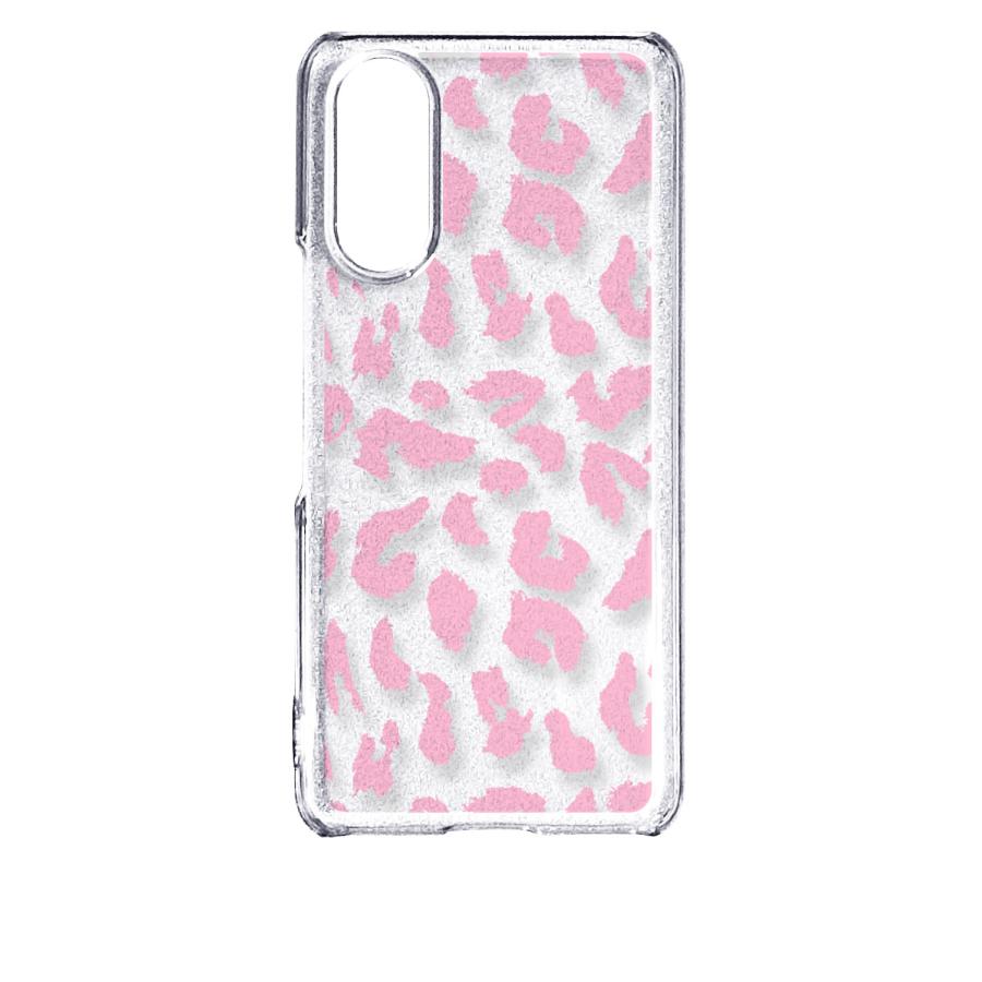 arrows We2 F-52E アローズウィー2 クリア ハードケース ヒョウ柄