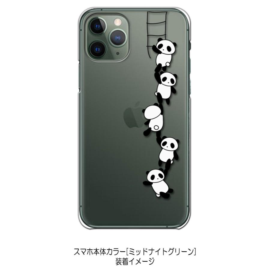 iPhone11 Pro クリア ハードケース ぶらさがりパンダ カバー ジャケット スマートフォン スマホケース｜ss-link｜04