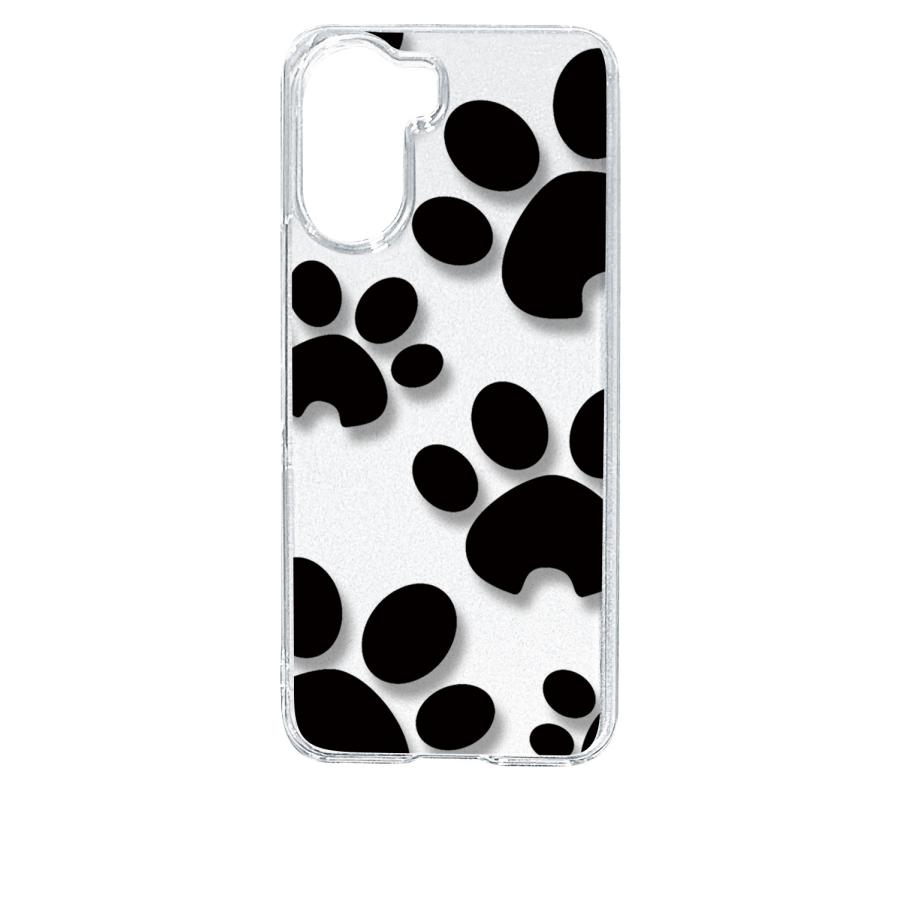 Libero 5G IV A302ZT ZTE リベロ5g4 クリア ハードケース 肉球 犬 猫