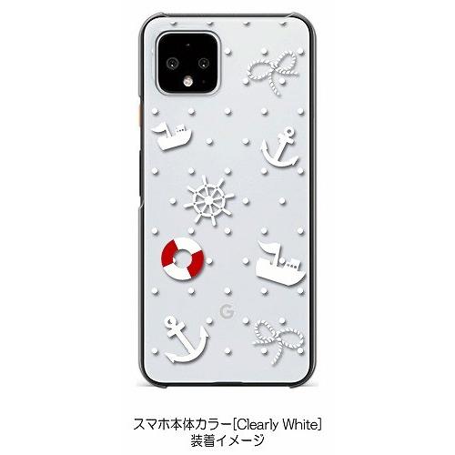 Pixel4 クリア ハードケース 小マリン(ホワイト) ドット スマホ ケース スマートフォン カバー カスタム｜ss-link｜04