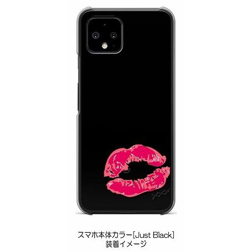 Pixel4 クリア ハードケース キスマーク リップ スマホ ケース スマートフォン カバー カスタム ジャケ｜ss-link｜02