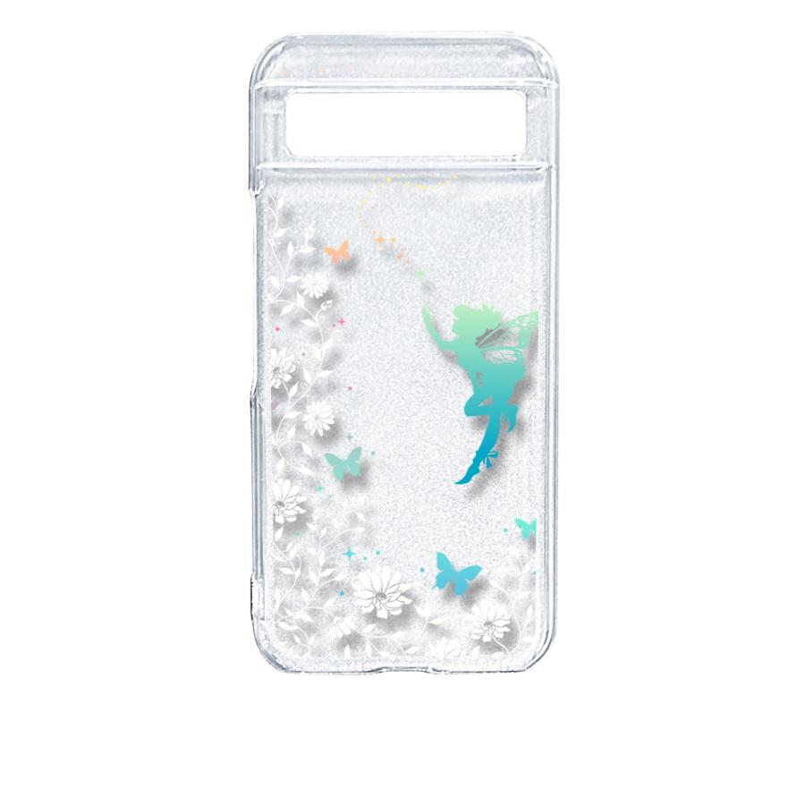 Google Pixel 8a ピクセル8a クリア ハードケース フェアリー キラキラ