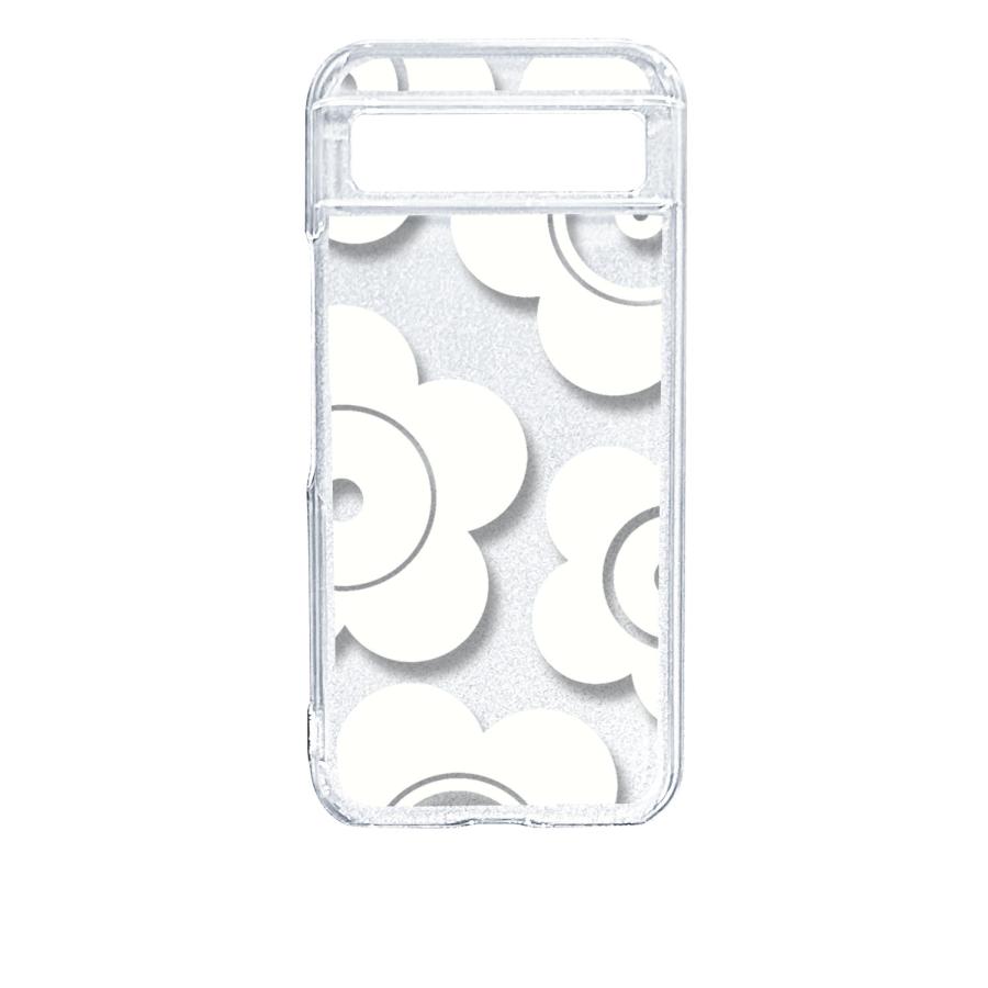 Google Pixel 8a ピクセル8a クリア ハードケース t026-ホワイト
