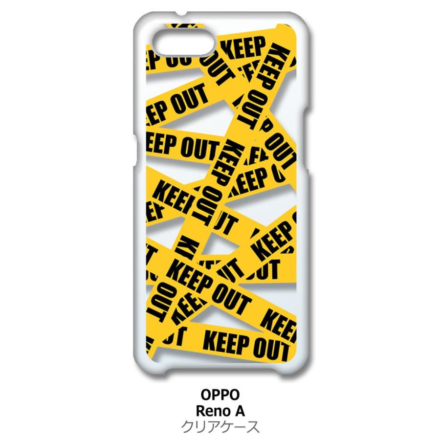 Reno A Oppo クリア ハードケース Keep Out イエロー 立ち入り禁止 テープ スマホ ケース スマートフォン カ Cl Renoa 172 エスエスリンク 通販 Yahoo ショッピング