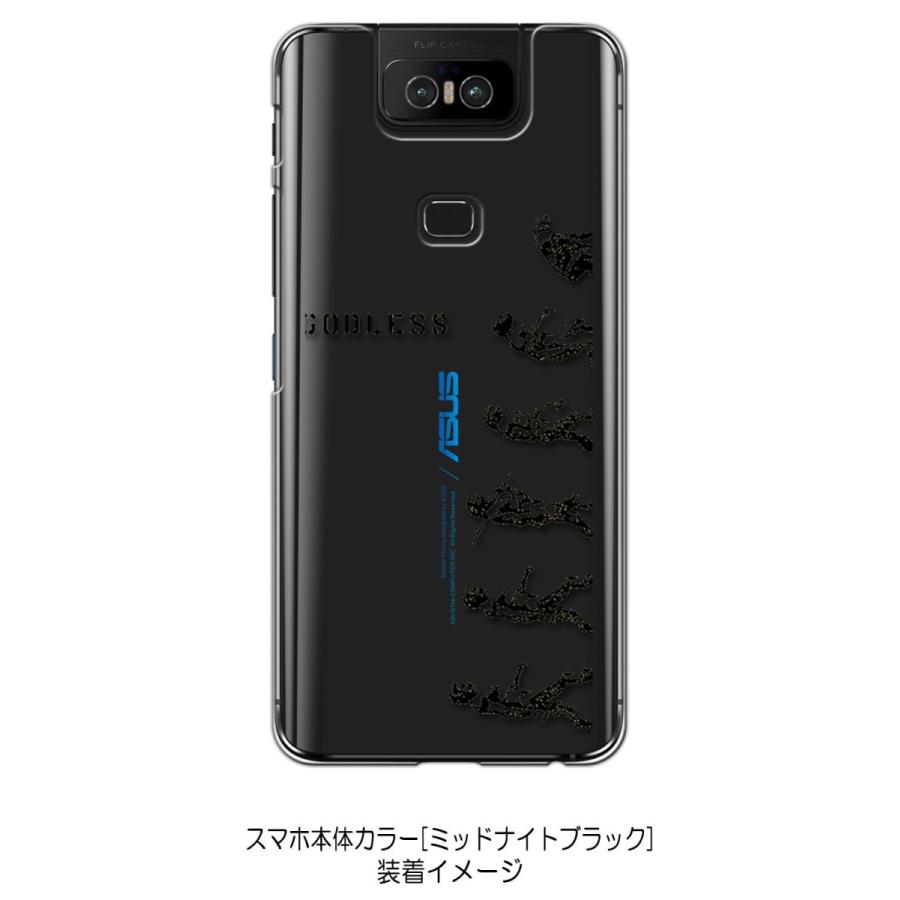 Zenfone6 ZS630KL Asus ゼンフォン6 クリア ハードケース 進化論 ロゴ スマホ ケース スマートフォン カバー カスタム ジャケット｜ss-link｜03