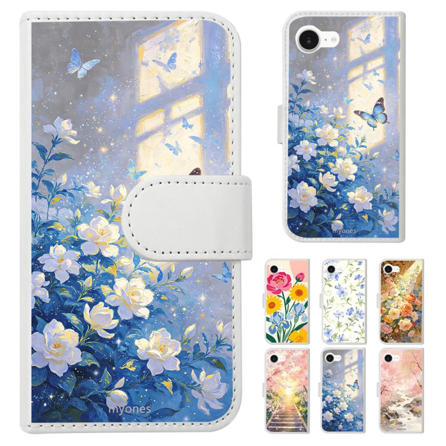 OPPO A79 5G スマホケース 手帳型 花柄 イラスト 綺麗 ボタニカル