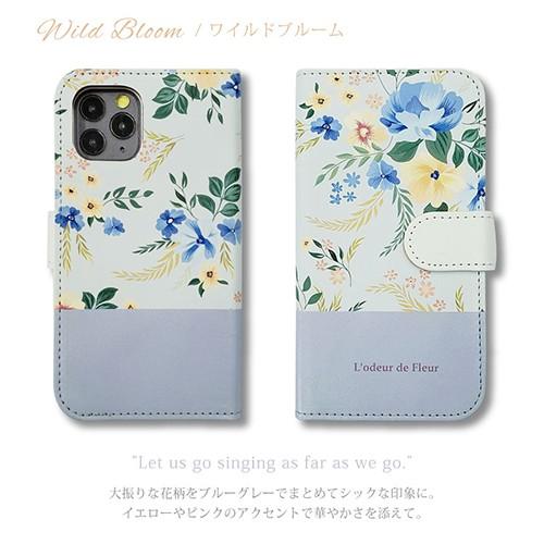 Galaxy Note9 SC-01L/SCV40 ギャラクシーノート9 花柄 バイカラー 北欧 バラ おしゃれ かわいい 手帳型ケース｜ss-link｜09