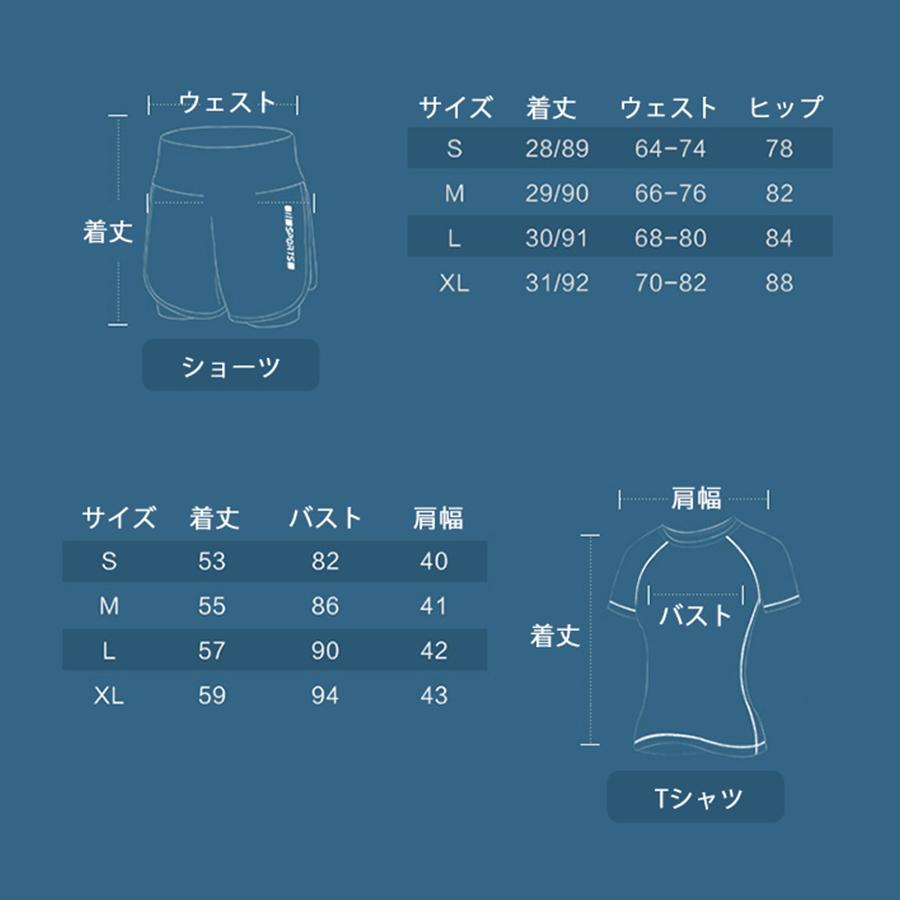 ヨガウェア トップス 上下セット おしゃれ ロング丈 5点セット