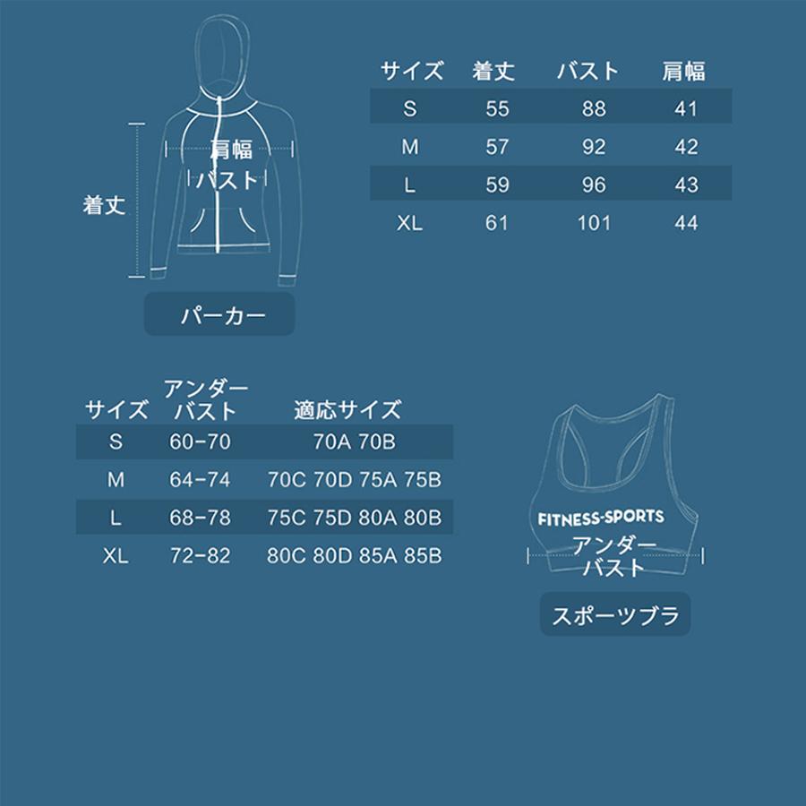 ヨガウェア トップス 上下セット おしゃれ ロング丈 5点セット