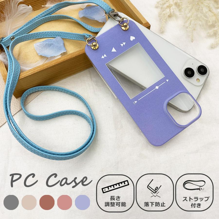 スマホショルダー Xperia 10 IV SO-52C SOG07 エクスペリア10マーク4 ストラップホルダー クリア フォトフレーム柄 ニュアンスカラー |  | 01