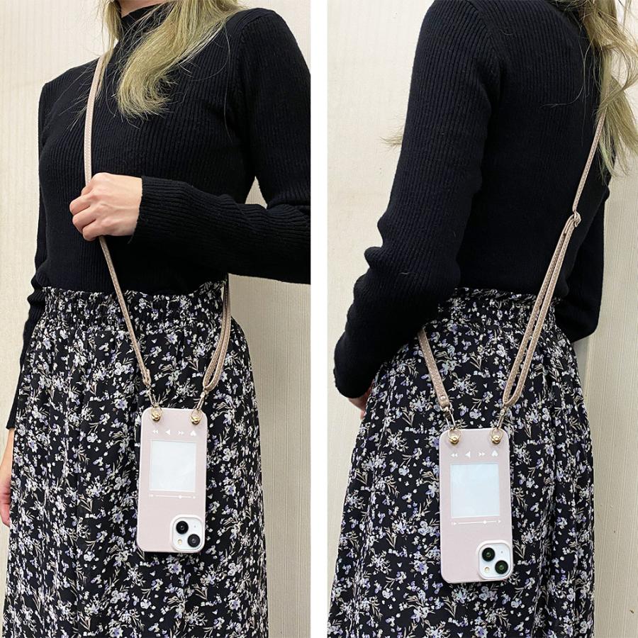 スマホショルダー Xperia 10 IV SO-52C SOG07 エクスペリア10マーク4 ストラップホルダー クリア フォトフレーム柄 ニュアンスカラー |  | 03