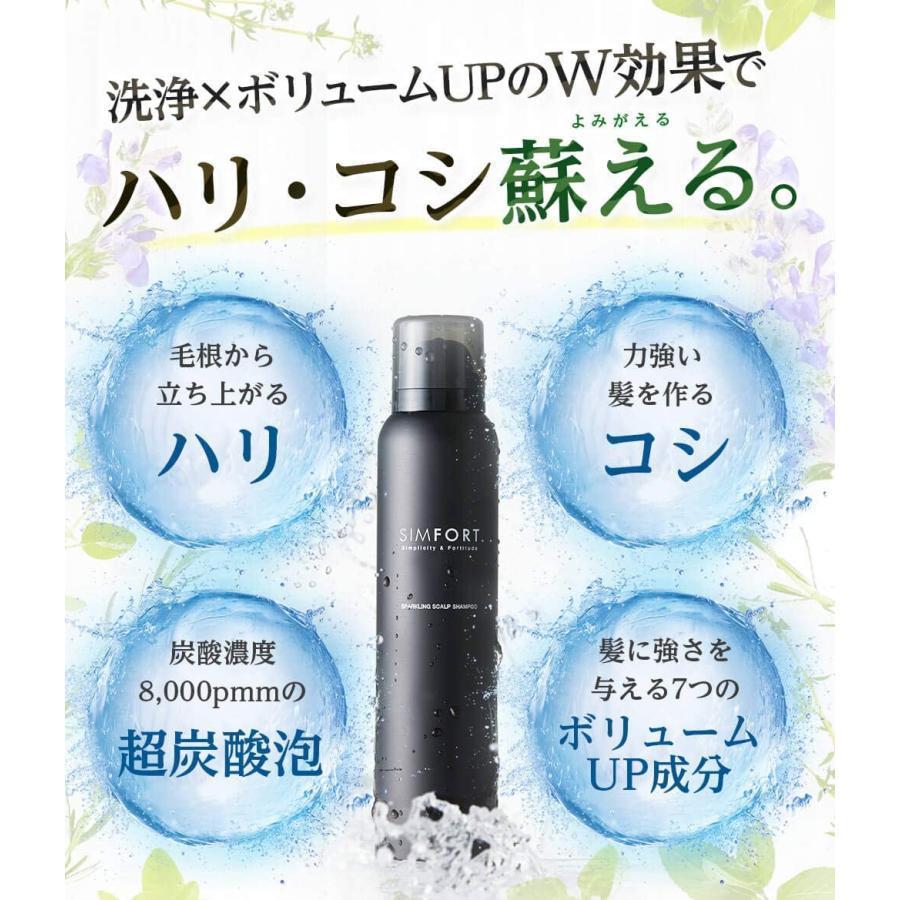 SIMFORT シンフォート スパークリングスカルプシャンプー 150g
