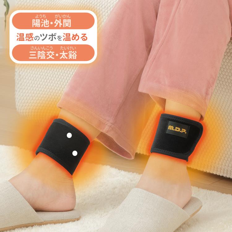 温熱サポーター・パッド ホワイト・カーバー付き4個セット 【公式通販】