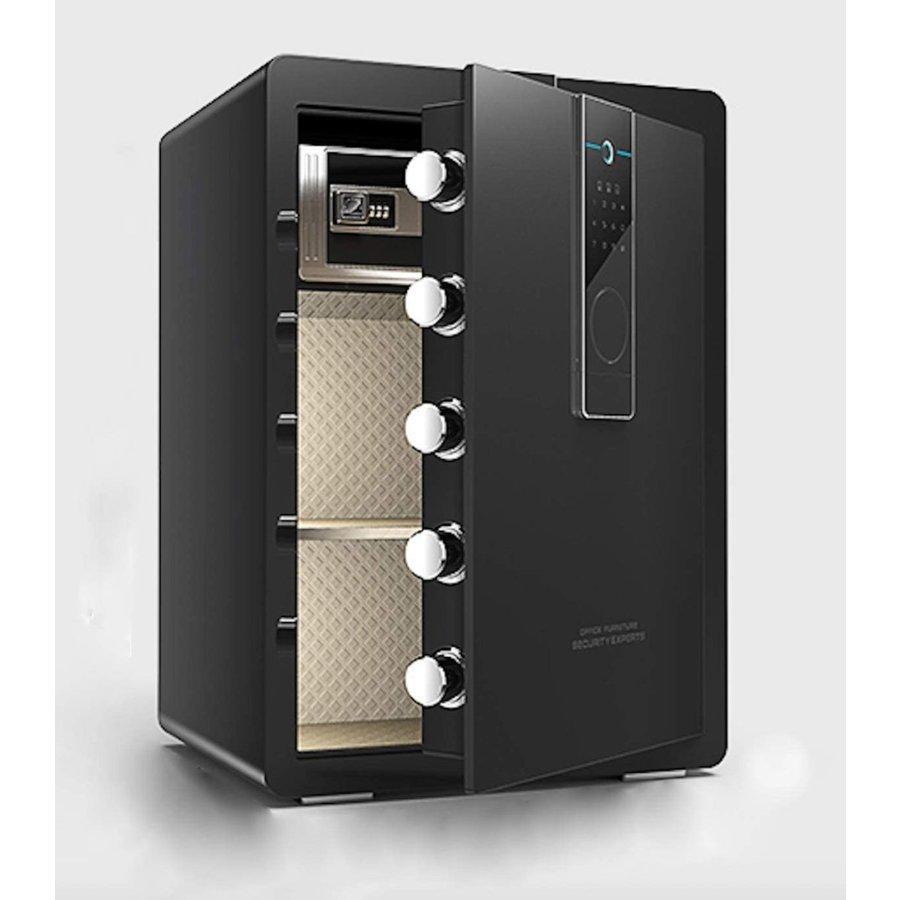 最大85%OFFクーポン 70cmブラック 金庫 緊急キー テンキー式 金属製