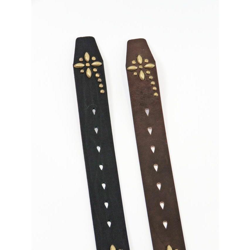 SALE!! raise8 apparel (ライズ8アパレル) Belt (ベルト) Flower Studs (スタッズ)/128B-023  2color｜ss-sc｜05