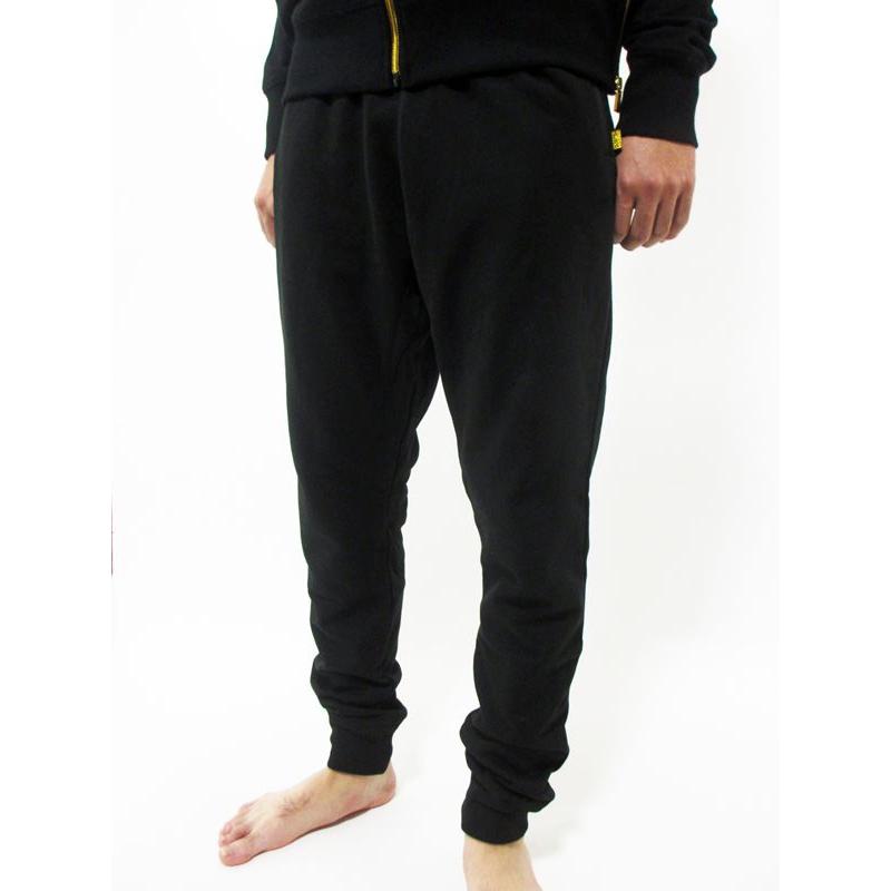 FINALLY FAMOUS (ファイナリーフェイマス) SWEAT PANTS (スウェットパンツ,サルエル) BLACK