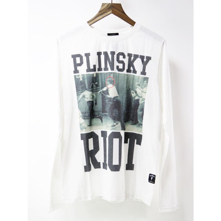 SALE!!  PLINSKY (プリンスキー)　L/S Tee (ロンＴ)  WHITE (ホワイト)｜ss-sc