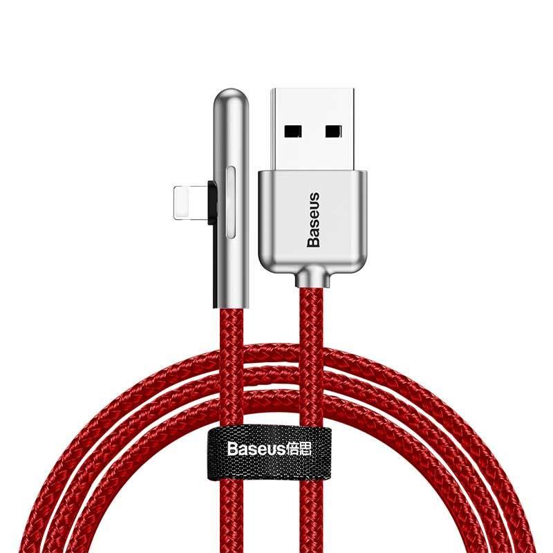 Baseus L字 ライトニングケーブル 2m Lightning iPhone充電ケーブル  1.5A 高速充電 光るLEDプラグ データ転送 | ブランド登録なし | 03