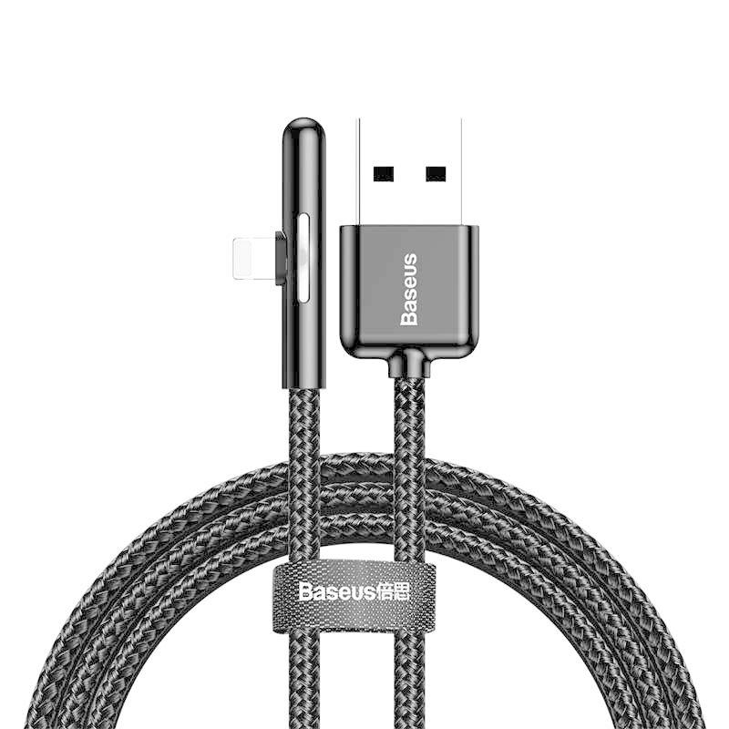 Baseus L字 ライトニングケーブル 2m Lightning iPhone充電ケーブル  1.5A 高速充電 光るLEDプラグ データ転送 | ブランド登録なし | 02